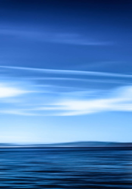 Výzdoba z abstraktního oceánu, pohled z dlouhého pohledu na Drea - Fotografie, Obrázek