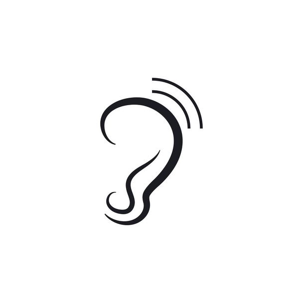 Hearing Logo Template - Vector, Image