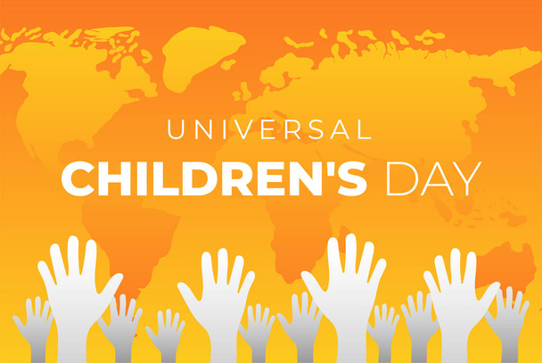 Giornata universale dei bambini Illustrazione di sfondo - Vettoriali, immagini