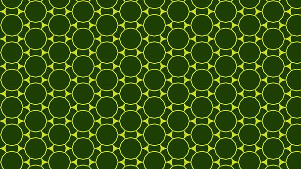 abstract green circles pattern, vector illustration - Vector, Imagen