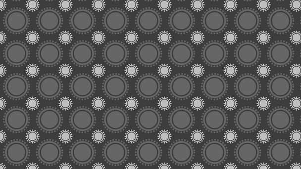 abstract grey circles pattern, vector illustration - ベクター画像