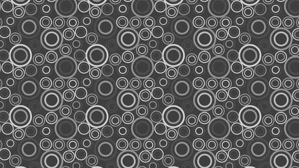 abstract grijs cirkels patroon, vector illustratie - Vector, afbeelding
