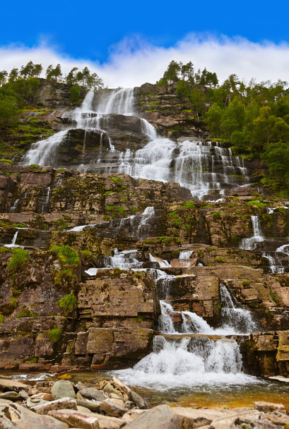 Tvinde Waterfall - Norway - Zdjęcie, obraz