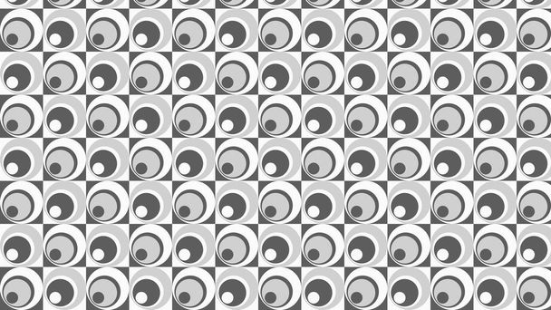 abstract grey circles pattern, vector illustration - ベクター画像