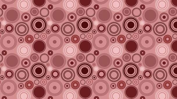 abstraktní červený kruh vzor, vektorová ilustrace - Vektor, obrázek