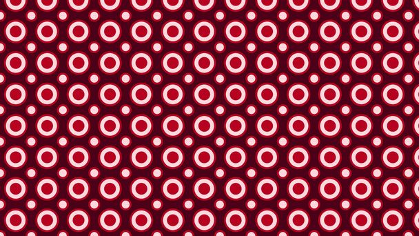 abstract red circles pattern, vector illustration - Вектор,изображение