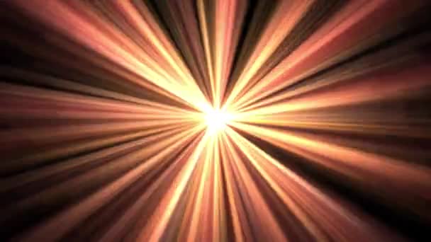 4k geanimeerde abstracte zonnestralen - Video