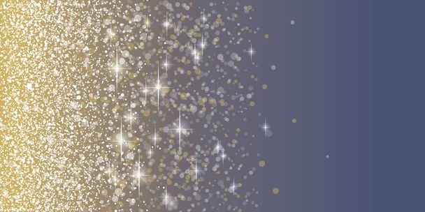 Purple and Gold glitter background - Vector, Image