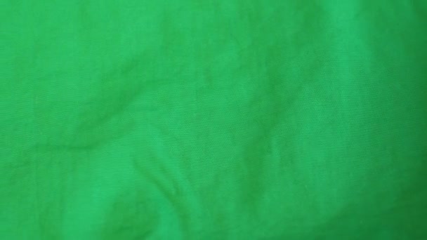 Green Fabric Cloth Texture - Footage, Video