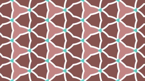 Animated seamless pattern design floating to the left side. - Footage, Video