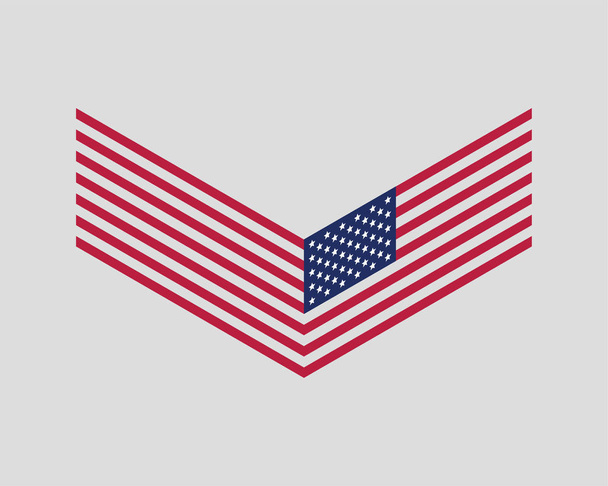 USA flag vector. Modern style United States of America symbol. A - Vector, Image