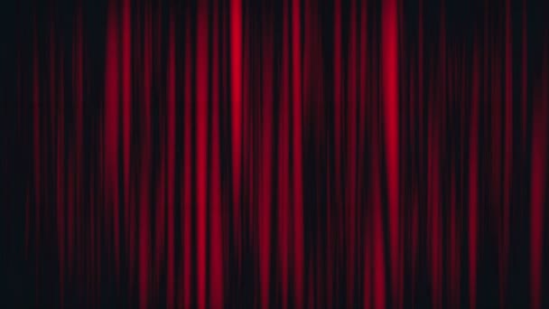 Red Curtain Background Stage Animation - Footage, Video