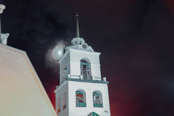 Kościół w Pskowie. Rosja. styczeń 2019 - Zdjęcie, obraz