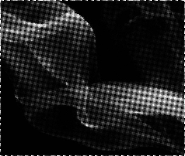 Abstraktní bílý kouřový textura na černém pozadí - Vektor, obrázek