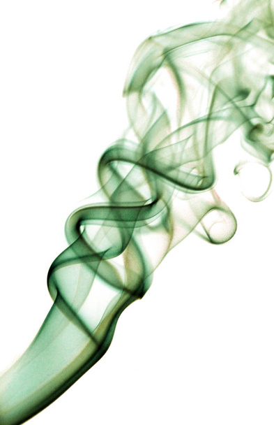 Color humo sobre fondo blanco
 - Foto, Imagen