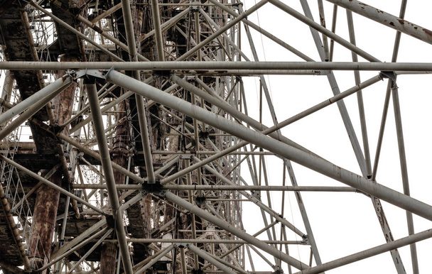 abstract high army antenna pattern in Chernobyl Ukraine - Foto, immagini