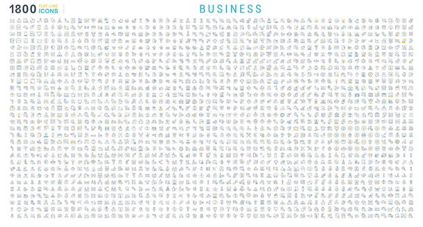 Collezione Icone lineari di Business
 - Vettoriali, immagini