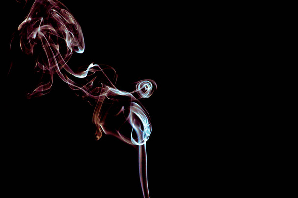 Smoke on a black background. Abstraction. - Photo, Image