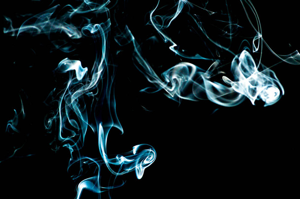 Smoke on a black background. Abstraction. - Fotoğraf, Görsel