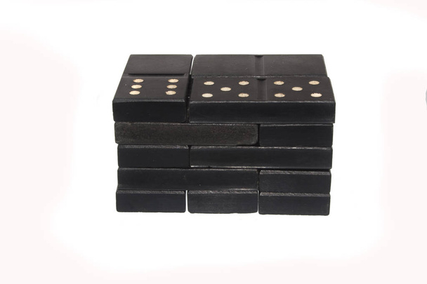 Domino απομονωμένο σε λευκό φόντο - Φωτογραφία, εικόνα