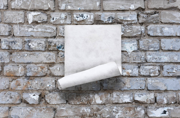paper on wall - Foto, afbeelding