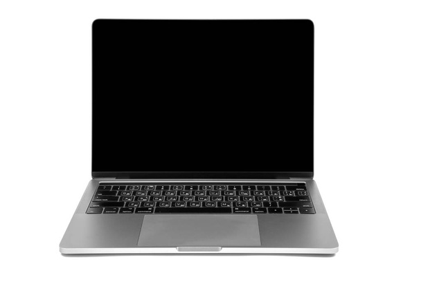 nowoczesny laptop odizolowany na białym tle - Zdjęcie, obraz