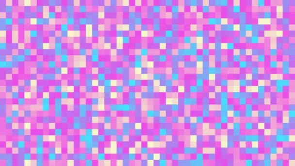 Háttér mozaik pixelezett hatás animáció - Felvétel, videó