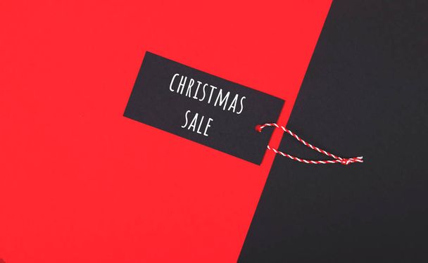 Μαύρη Παρασκευή πώληση για την αγορά χριστουγεννιάτικων δώρων. - Φωτογραφία, εικόνα
