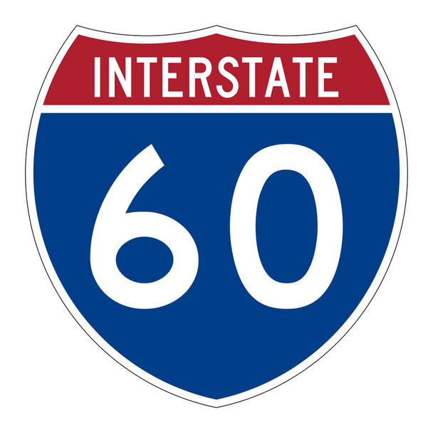 Autopista interestatal 60 señal de tráfico
  - Foto, imagen