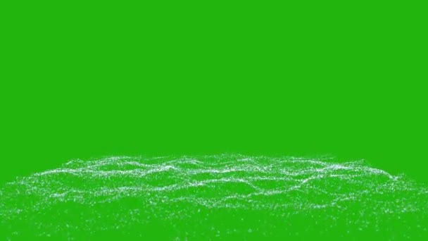 digitális zöld képernyő térkép felület zöld képernyő hullám zöld képernyő digitális grafikus felület grafikus hullám grafikus digitális terep felület térkép terep hullám terep digitális felület 3d hullám 3d éteri sík - Felvétel, videó