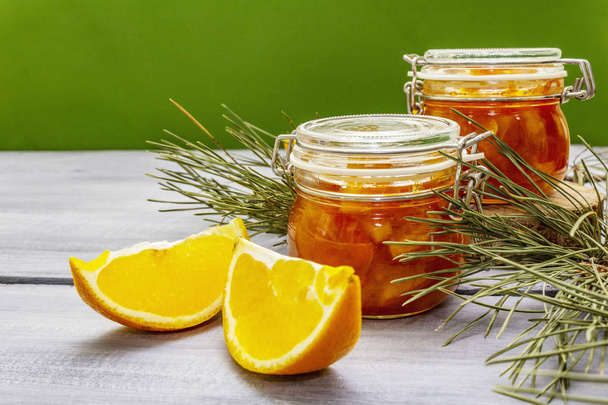 Orange fruit jam - Photo, Image