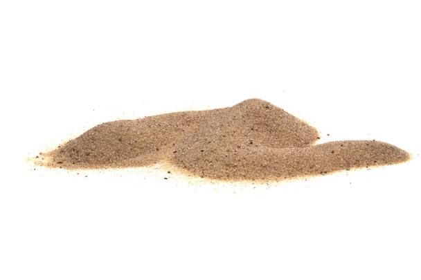 homok elszigetelt fehér háttér - Fotó, kép