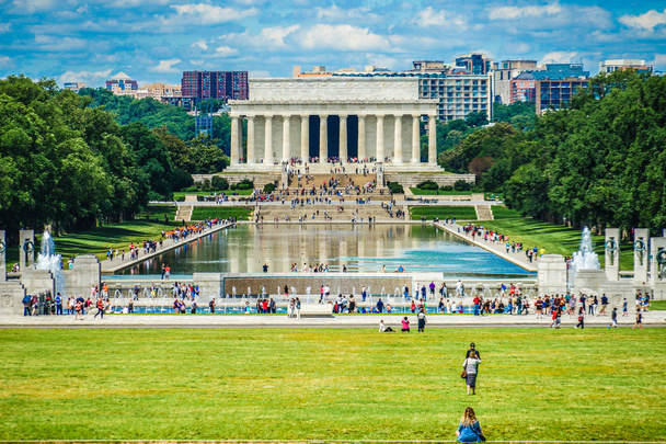 Lincoln emlékmű Lincoln Memorial - Fotó, kép