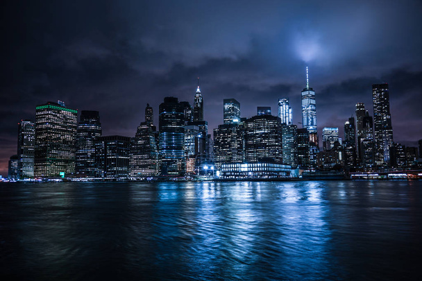 New York Manhattan vista serale
 - Foto, immagini