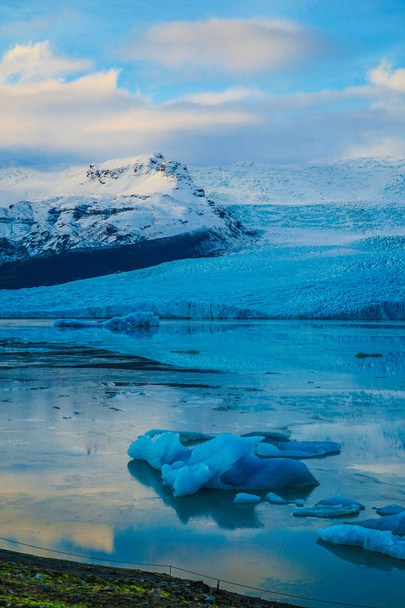 Iceland Fjallsarlon glacier lake - Foto, Bild