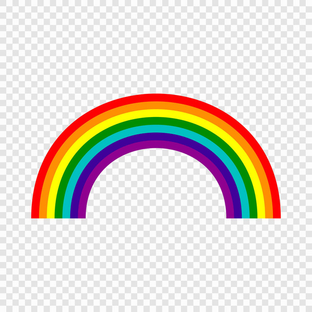 Fierté gay logo avec arc-en-ciel
 - Vecteur, image