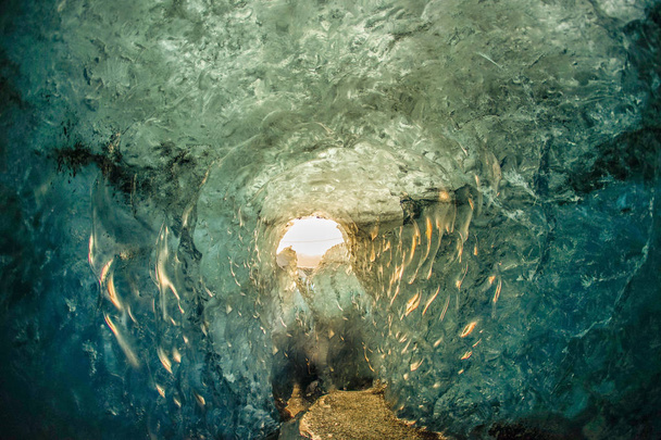 Caverna da Islândia gelo (Vatnajokull
) - Foto, Imagem