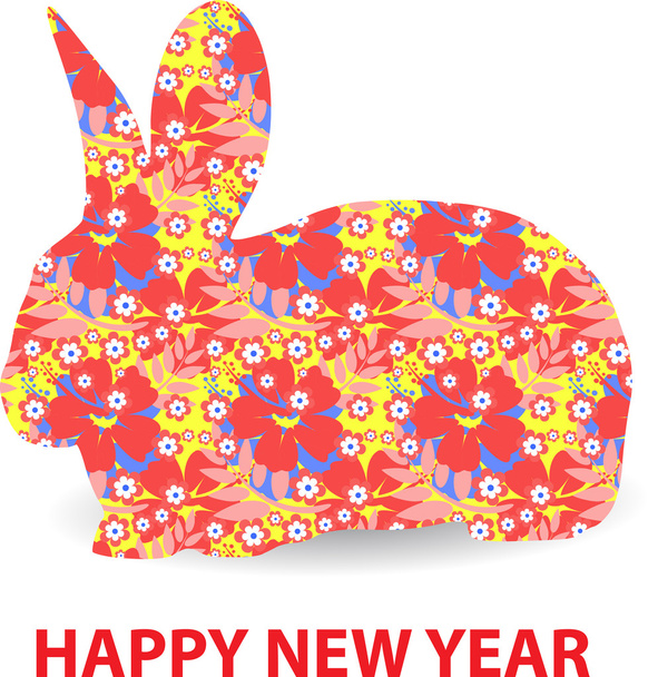Cartão de saudação de Ano Novo
 - Vetor, Imagem