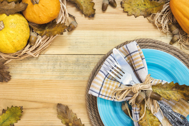 День благодарения или накрытие осеннего стола
 - Фото, изображение