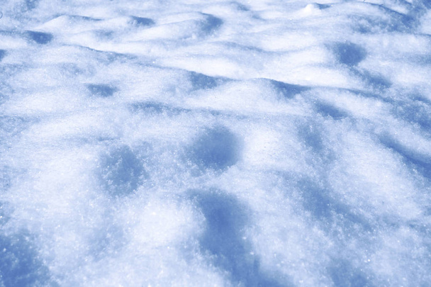 背景。冬の風景。雪の質感 - 写真・画像