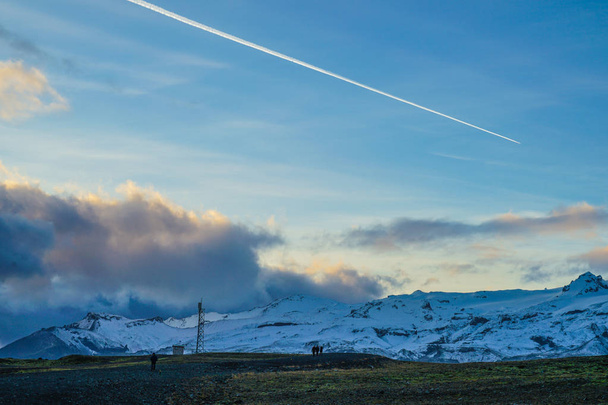 Islande Fjallsarlon lac neige montagne de
 - Photo, image