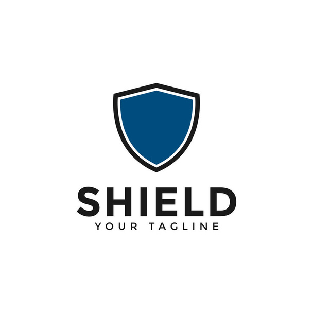 Escudo abstracto, Seguridad, Defensa, Diseño de Logo de Protector
 - Vector, Imagen