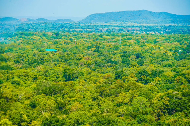 Cenário visível do topo da rocha Sigiriya
 - Foto, Imagem