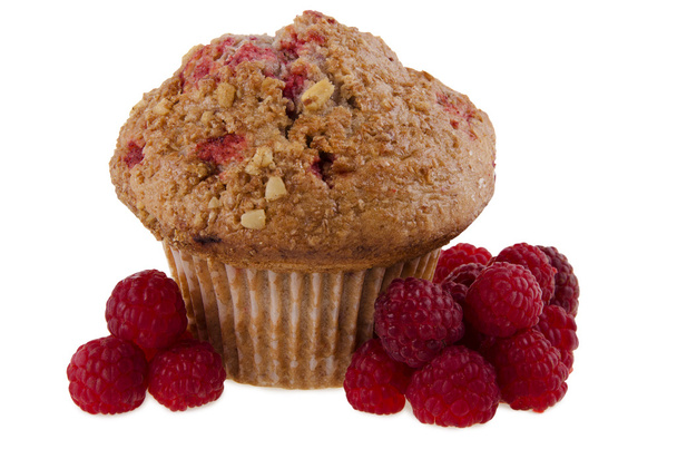 Raspberry muffin - Foto, afbeelding