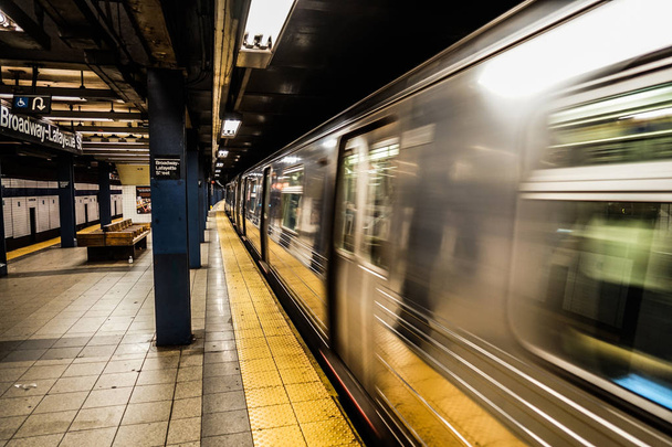 Beeld van de metro van New York - Foto, afbeelding