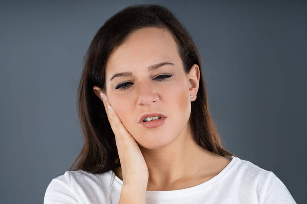 Photo Of Young Woman Suffering From Sore Ear - Photo, Image