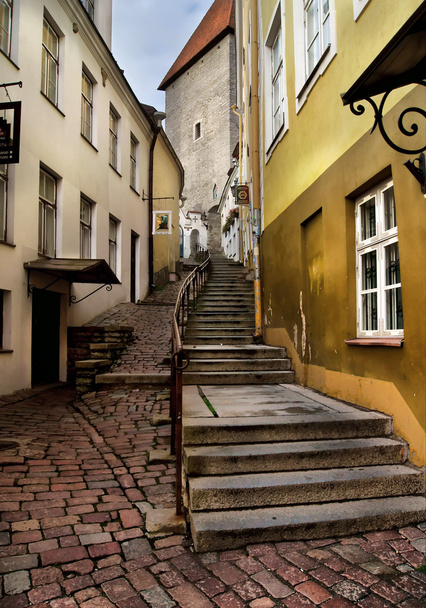 sokak eski Tallinn - Fotoğraf, Görsel
