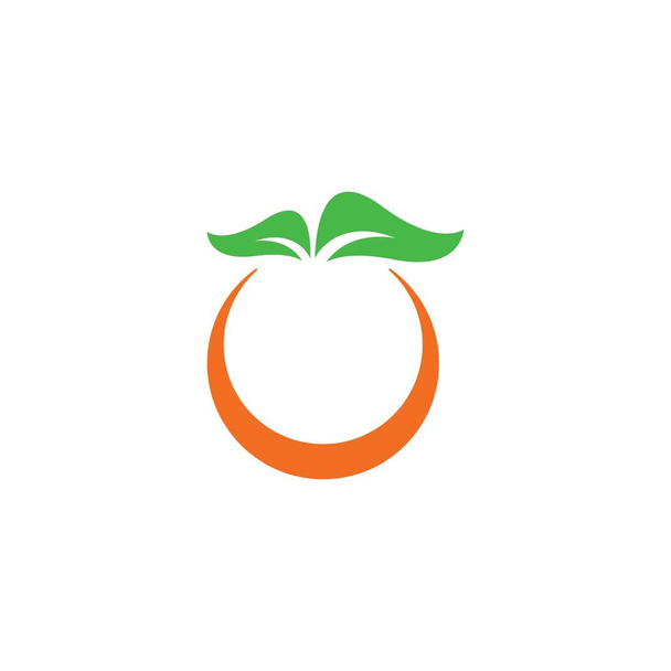 Modelo laranja logotipo design. Vetor
  - Vetor, Imagem