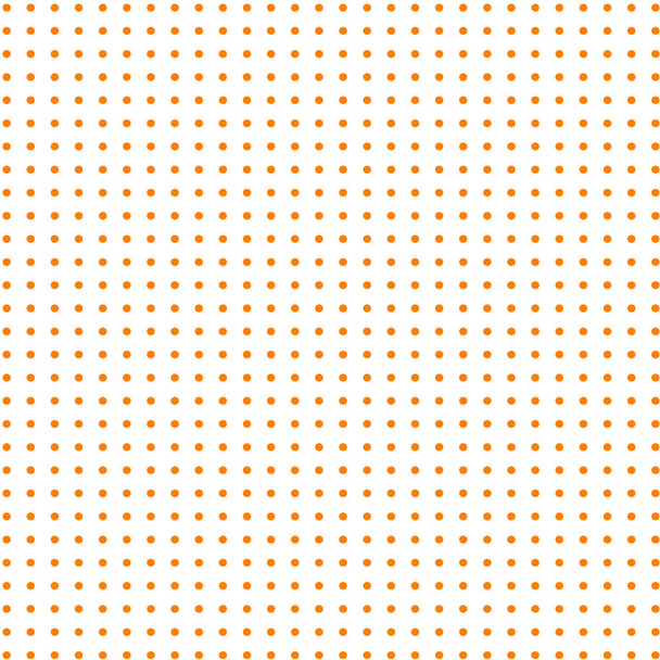 oranžové puntíky polka na bílém pozadí    - Vektor, obrázek