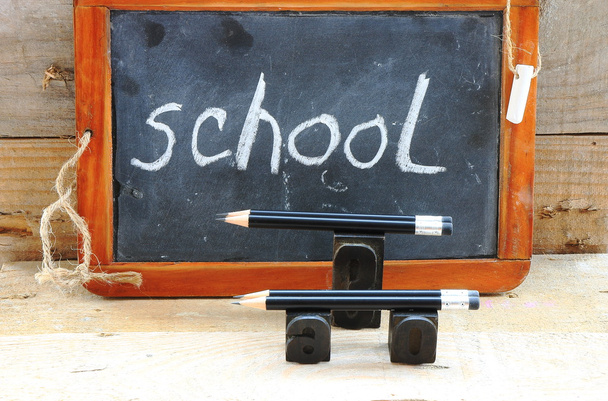 school en potloden - Foto, afbeelding